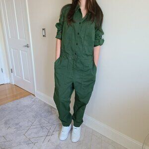 Duluth Trading Co. Women’s DuluthFlex CoolMax Utility Coverall Army Green L